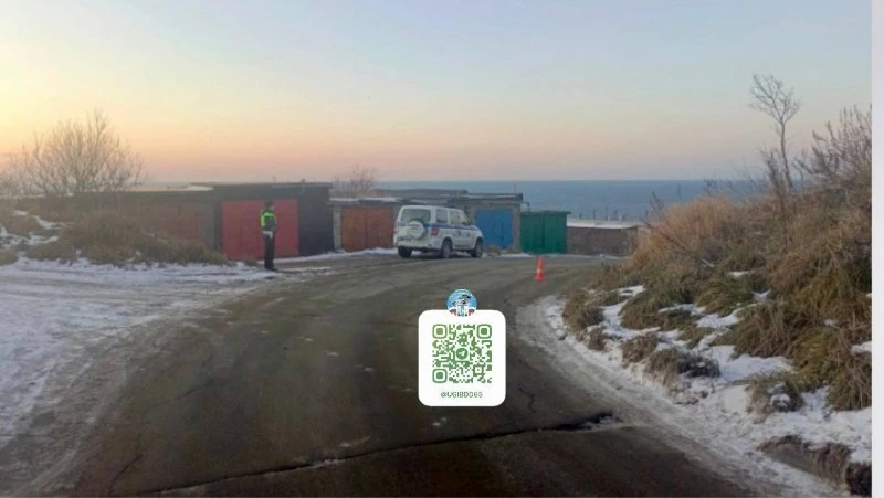 Женщина сбила пешехода в Холмске