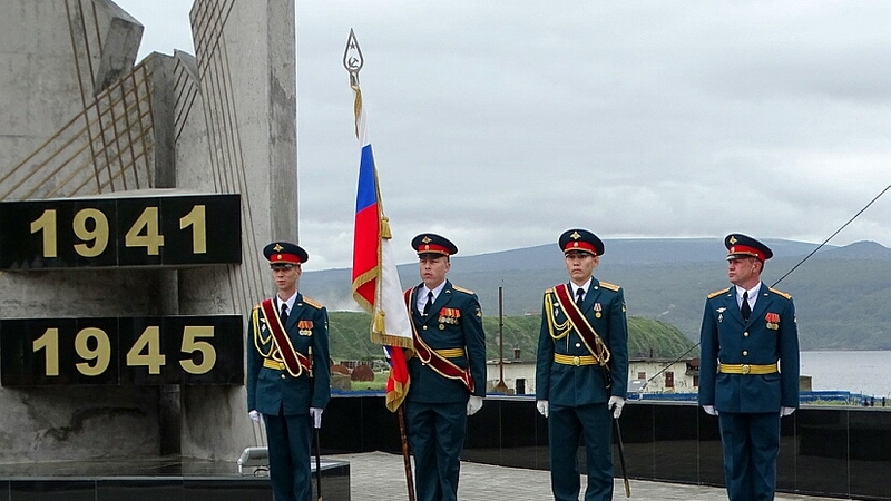 Сквер Победы открыли на Итурупе
