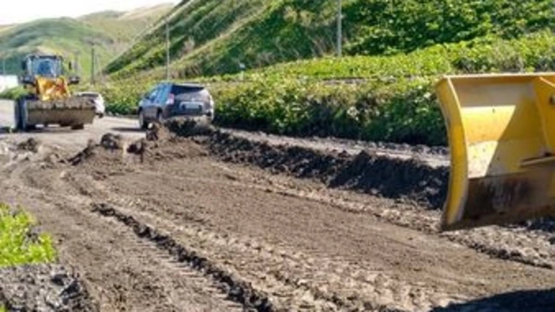 Работы по асфальтированию более 6 километров трассы от Холмска до Яблочного начнутся в июне