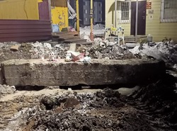 На месте взрыва газа в Тымовском закончили расчистку завалов к полуночи 20 ноября