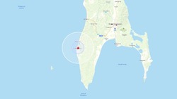 Землетрясение магнитудой 2,6 зарегистрировали вечером 29 ноября на западе Сахалина