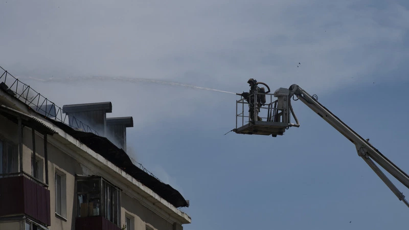 Пожар на Мира зацепил одну из жилых квартир