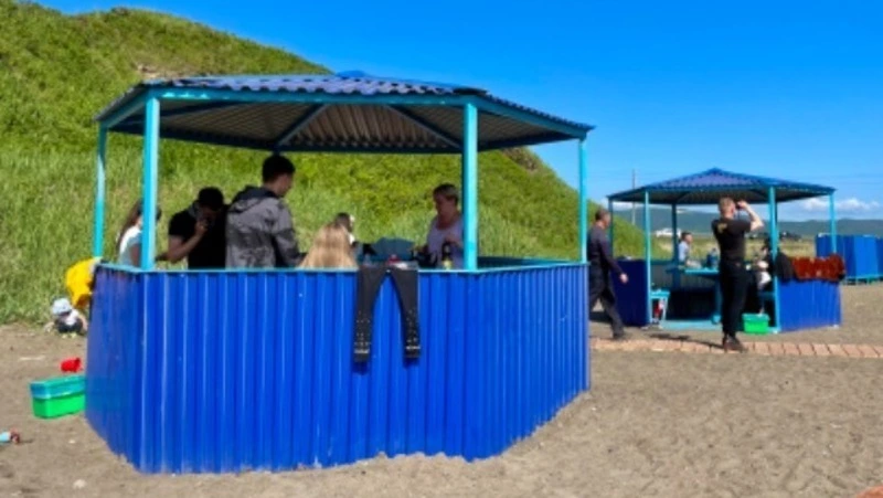 Губернатор похвалил благоустроенный пляж «Переплюй» в Шахтерске