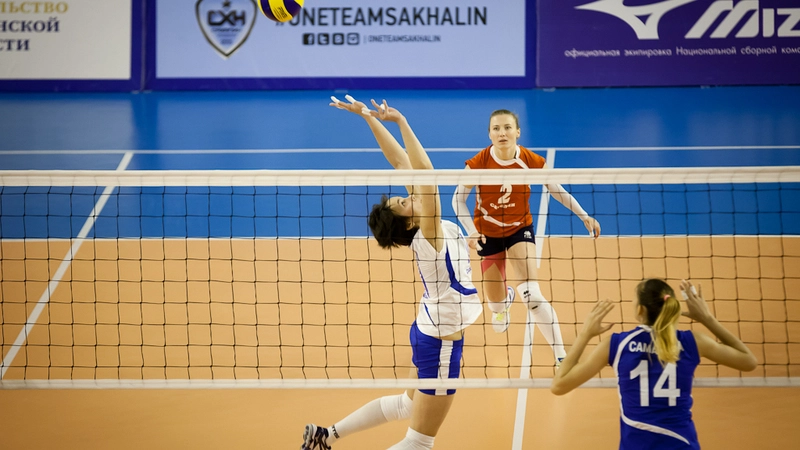 Сахалинские волейболистки одержали еще одну победу