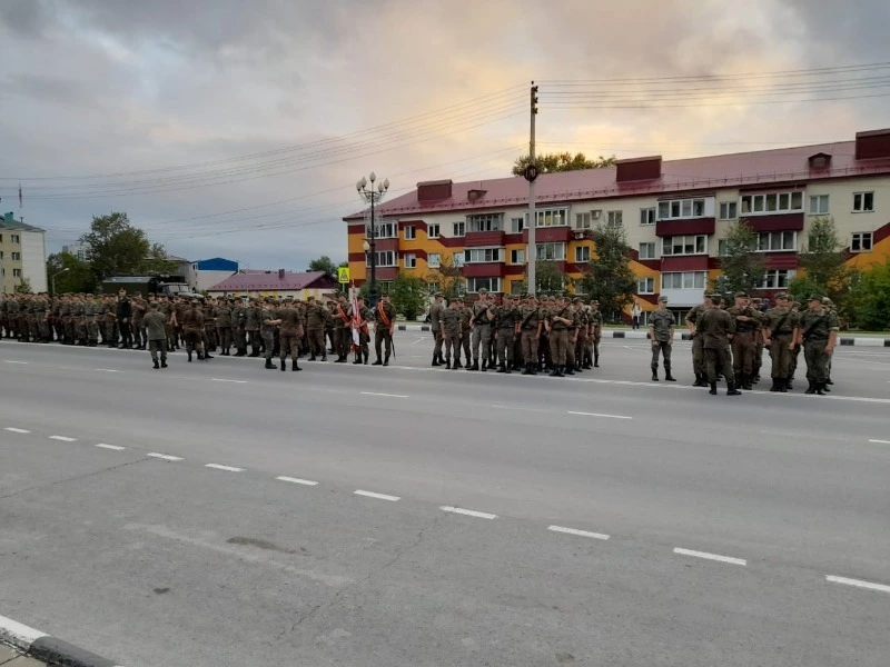 Генеральная репетиция парада к 3 сентября прошла в Южно-Сахалинске