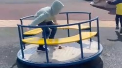 Карусель и брусчатку на детской площадке в Невельске восстановят после жалобы