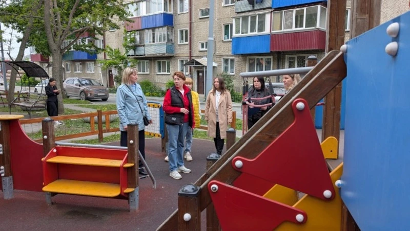 Эксперты проверили качество уборки дворов Южно-Сахалинска 