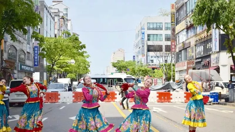 Сахалинцы покорили «Орловской матаней» корейский Ансан