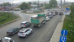 Водителей предупредили о пробках на улице Фархутдинова в Южно-Сахалинске 7 июня