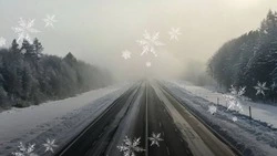 Несколько участков дорог перекрыли для движения в Сахалинской области из-за непогоды 26 февраля 