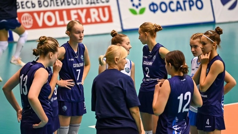 Команда «Сахалин» вновь потерпела поражение на чемпионате России по волейболу