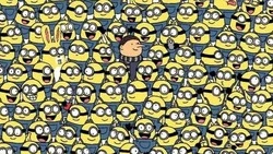 Тест на внимательность: сможете найти 3 банана среди миньонов?