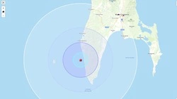 Землетрясение магнитудой 3,9 произошло у юго-западного побережья Сахалина
