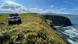 «Честно и красиво»: сказочную локацию на Парамушире посетили квадроциклисты