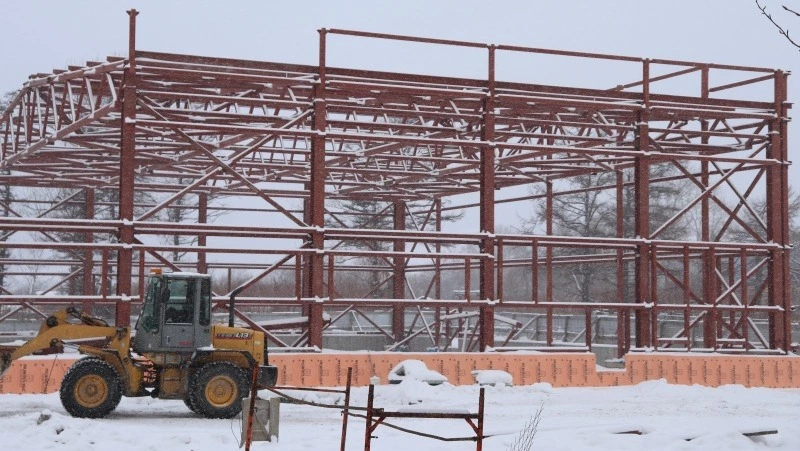 Новый спортивный зал откроют осенью 2023 года в селе Чехов