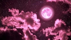 Когда полнолуние в июне 2025: небо украсит Клубничная Луна