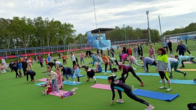 Бесплатный пилатес и йогу преподают южносахалинцам