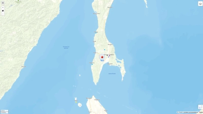 Сразу два землетрясения за сутки произошли на Сахалине и Северных Курилах 21 декабря 