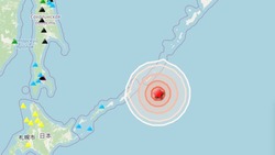 Мощное землетрясение зарегистрировали вблизи Курил