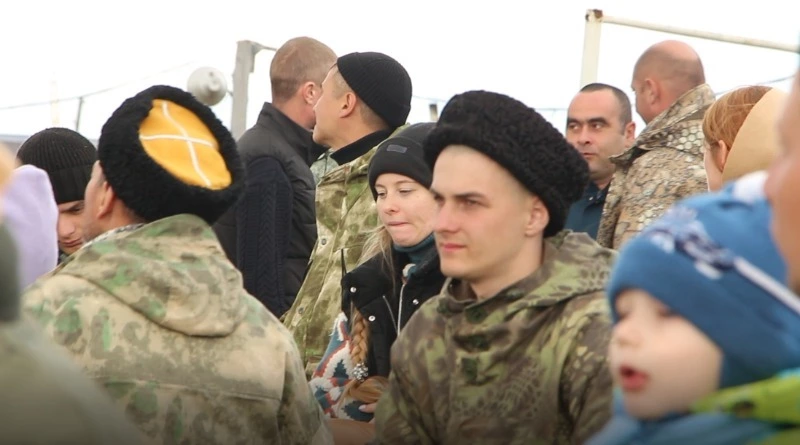 Семьи приехали на день открытых дверей к мобилизованным на Сахалине 8 октября