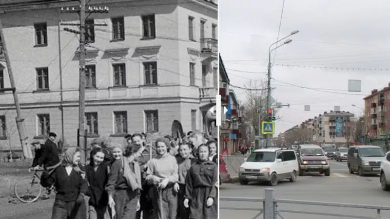 С востока на запад. Как менялся проспект Победы