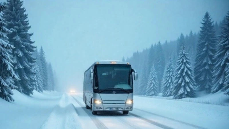 Маршрут № 189 временно отменили из-за сложной дорожной обстановки в Южно-Сахалинске