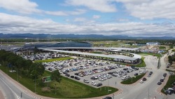 Парковку аэровокзала в Южно-Сахалинске перенесли севернее кругового движения