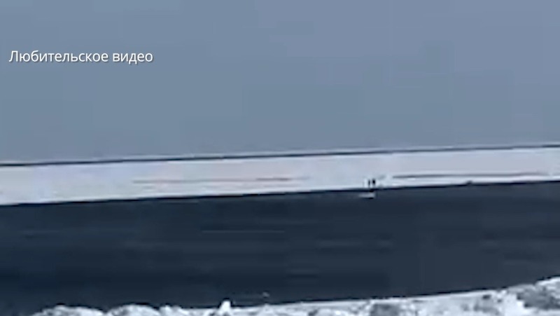 Около пятидесяти рыбаков с тремя снегоходами унесло в море — Центр внимания 6 марта