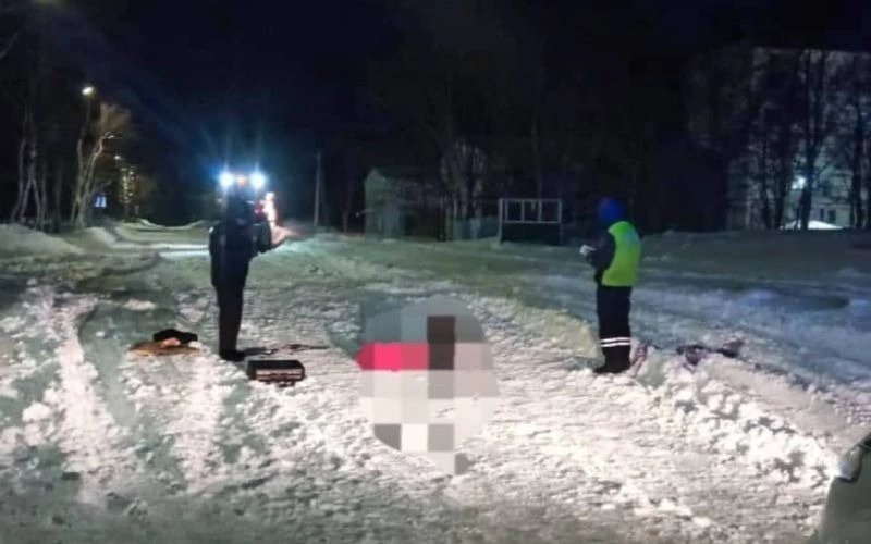 В Охе внедорожник Toyota Land Cruiser насмерть сбил женщину и скрылся