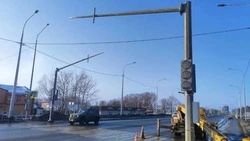 На трассе Южно-Сахалинск — Корсаков ставят новые светофоры с кнопкой вызова