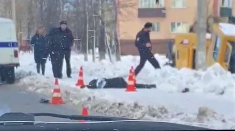 Женщину сбили насмерть в центре Сахалина