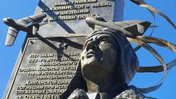 Памятник военным летчикам открыли в Охе