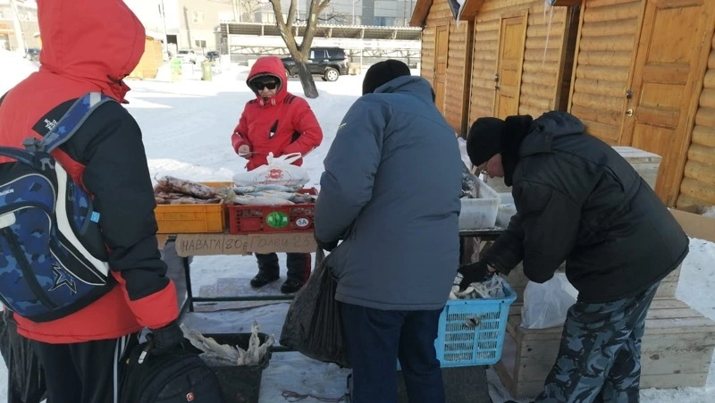 Больше 160 тонн свежей рыбы продали по социальным ценам в январе на Сахалине