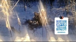 Внедорожник встал на крышу в кювете в Тымовском районе