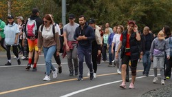 Всероссийский день ходьбы отпраздновали около тысячи сахалинцев