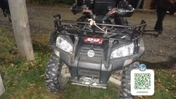 В Стародубском мотовездеход опрокинулся на встречную полосу