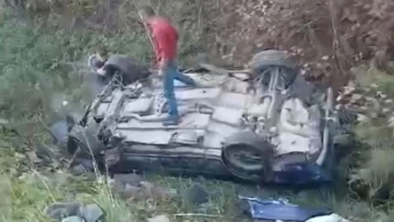 Страшная авария с пострадавшими произошла на объездной дороге в Южно-Сахалинске