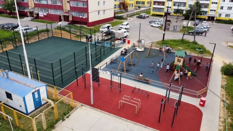 В пяти районах Сахалинской области завершилось благоустройство в рамках «1000 дворов»