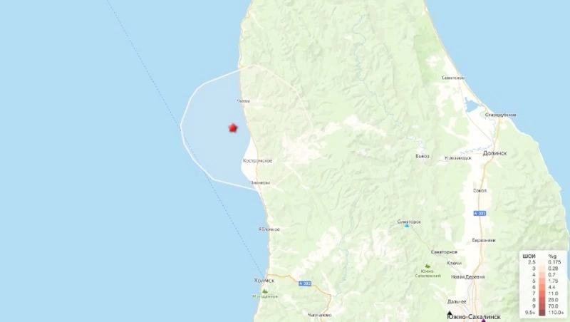 Подземные толчки силой до 3 баллов зафиксировали на западе Сахалина