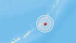 Землетрясение магнитудой 4,4 зарегистрировали в Тихом океане недалеко от Курил