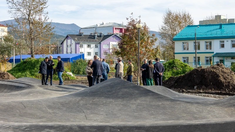 Новая площадка для любителей экстрима появилась в Южно-Сахалинске