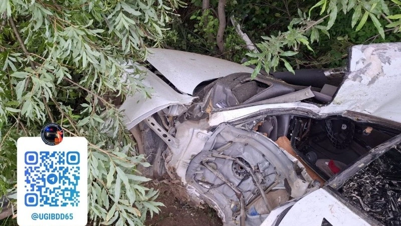 Водитель Toyota Chaser бросил пассажира на месте ДТП в Ногликах 