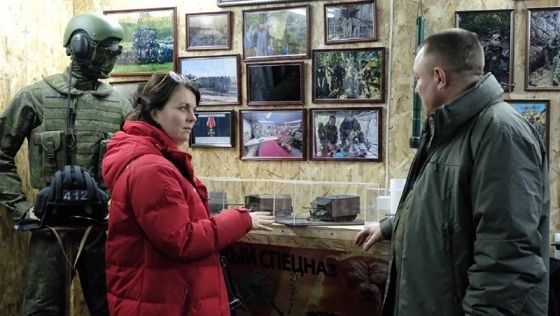 В январе мэр Анивского района Светлана Швец в третий раз побывала на передовой