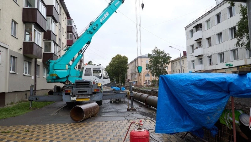Основные работы на чеховском коллекторе в Южно-Сахалинске завершат в сентябре