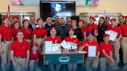Школа № 1 в Александровске-Сахалинском впервые открыла «Парту Героя» 