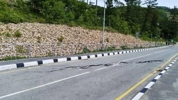 Проход со стороны средней станции «Горного воздуха» закрыли в связи с оползнем