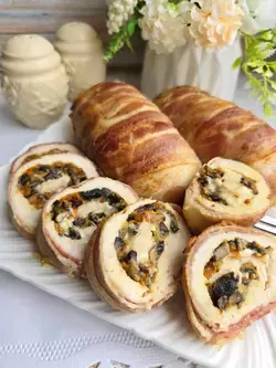 Куриные рулеты в беконе: рецепт от сахалинского блогера 