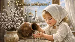 С Чистым четвергом! Душевные открытки и картинки