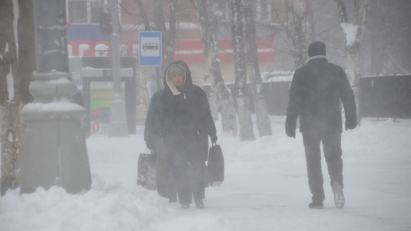 На Сахалин надвигается очередная метель