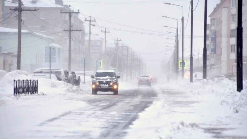 Метель на Сахалине отступила